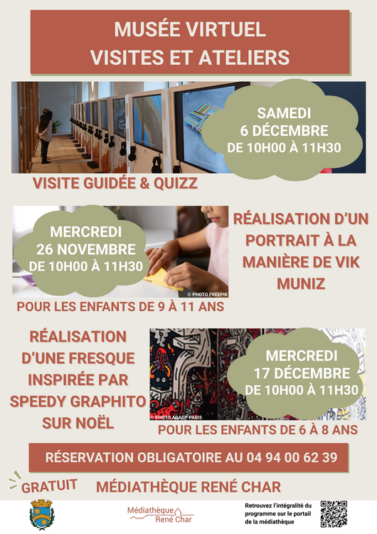 Musée virtuel - Visite guidée et quizz Divers Médiathèque René Char