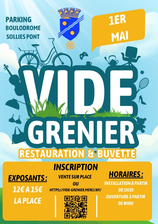 Vide Grenier Divers Parking du Boulodrome