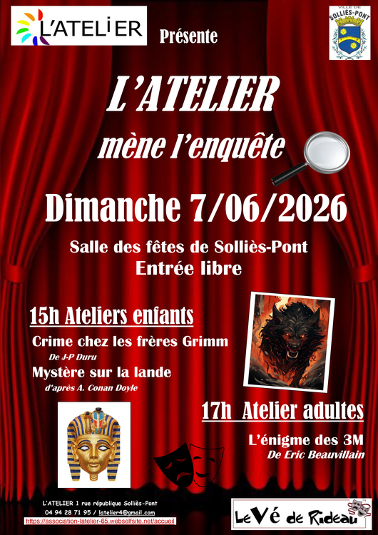 L'Atelier mène l'enquête Culture Salle des fêtes
