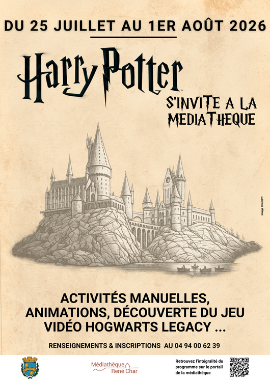 Harry Potter s'invite à la médiathèque Divers Médiathèque René Char
