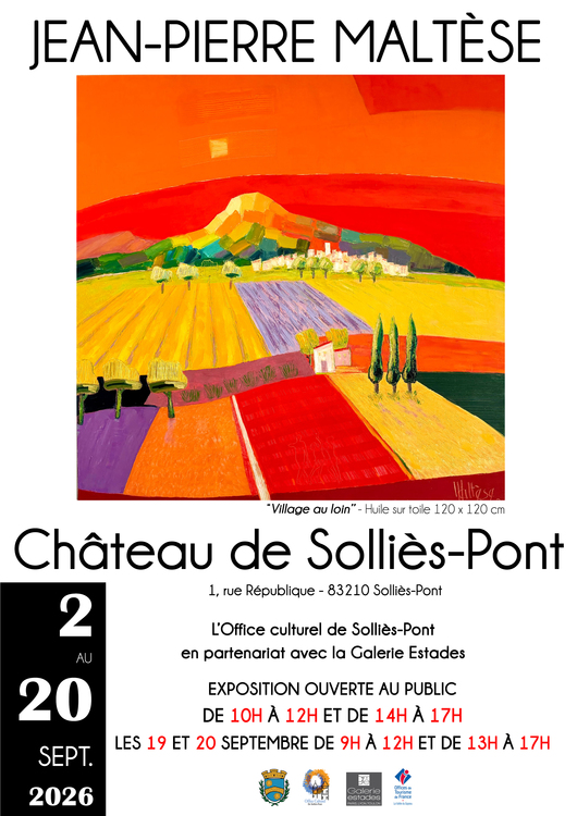 Exposition Jean-Pierre Maltèse Culture Au château
