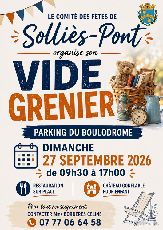 Vide grenier Divers Parking du boulodrome