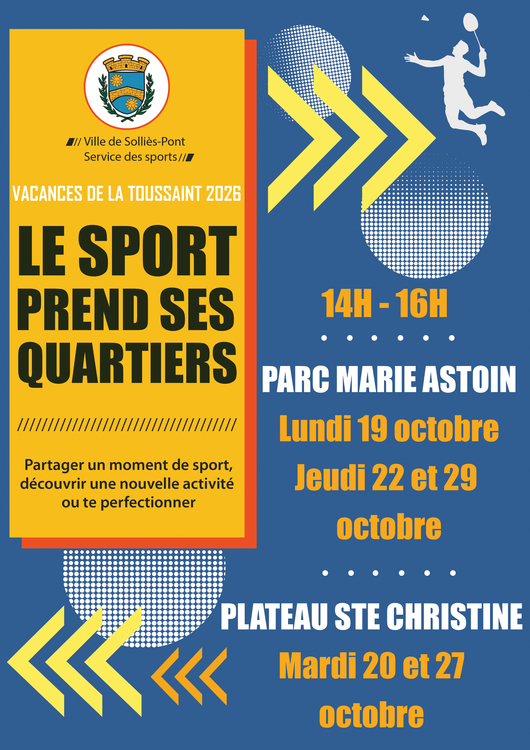 Le sport prends ses quartiers Sport Parc Marie Astoin / Plateau Ste Christine