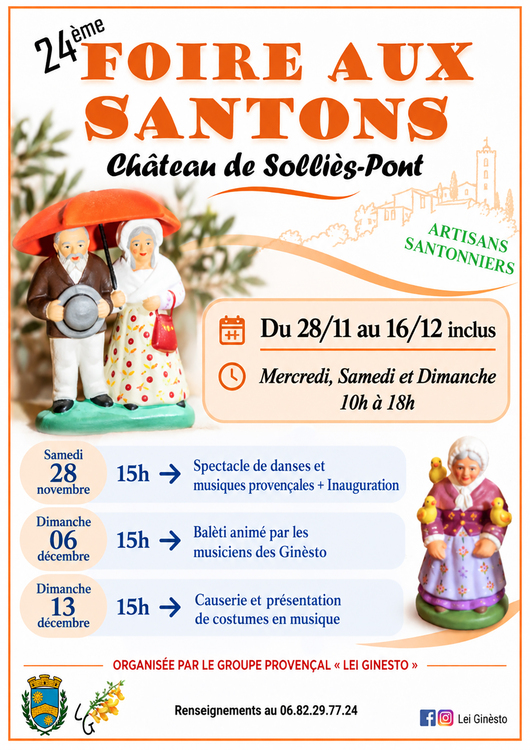 24ème Foire aux santons Divers Au Château