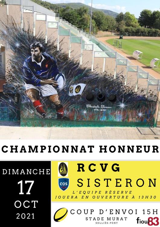 Championnat honneur RCVG/Sisteron Sport Au stade Jean Murat - Solliès-Pont