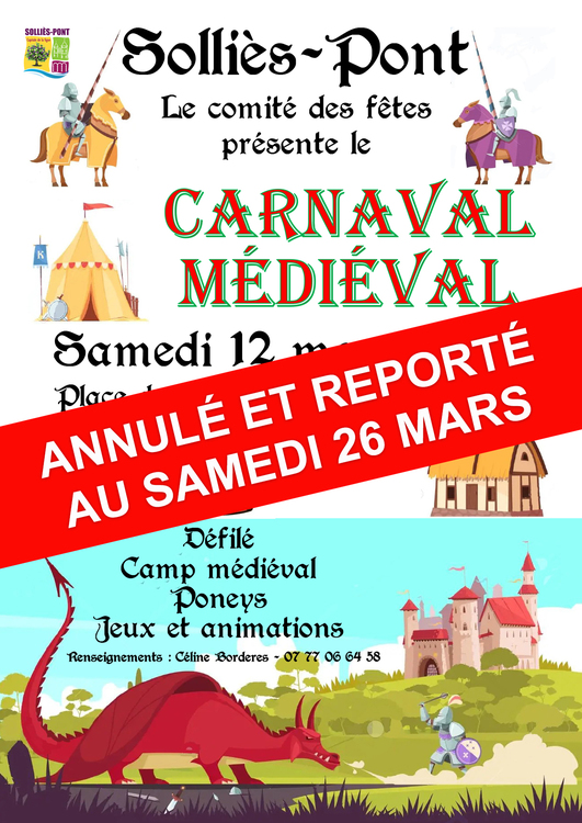 Carnaval médiéval COF Divers Place du général de Gaulle - Solliès-Pont