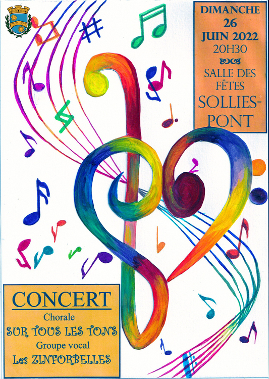 Concert chorale Sur tous les tons Culture Salle des fêtes - Solliès-Pont