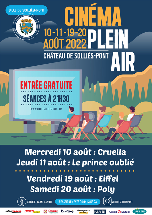 Cinéma plein air Divers Château - Solliès-Pont