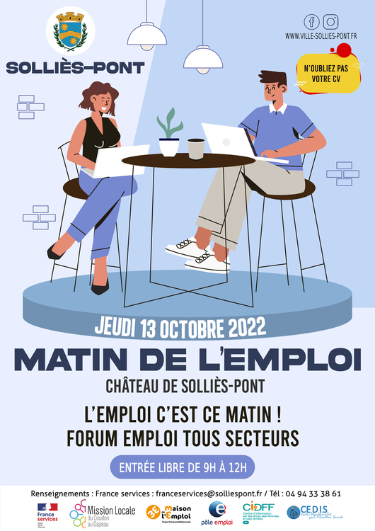 Matin de l'emploi Divers Au château - Solliès-Pont