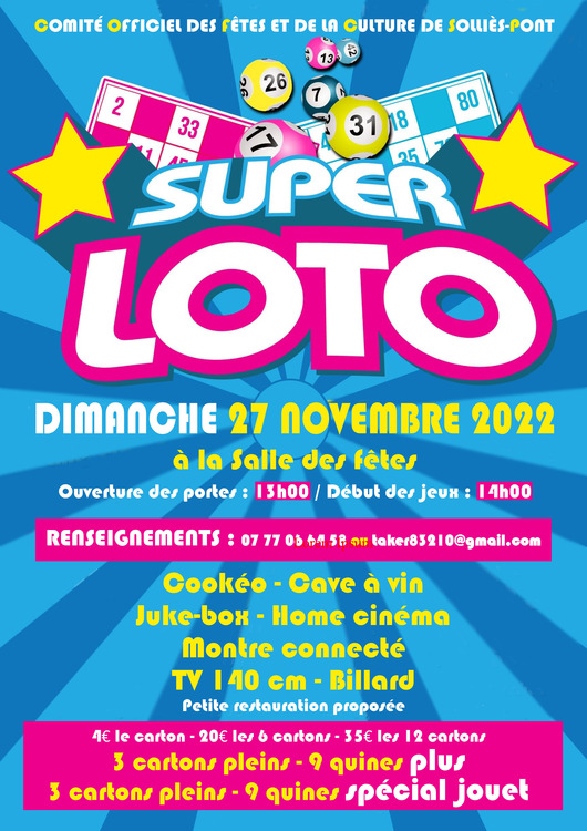 Super loto Divers Salle des fêtes