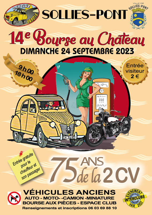 14ème bourse de la 2CV Divers Au Château