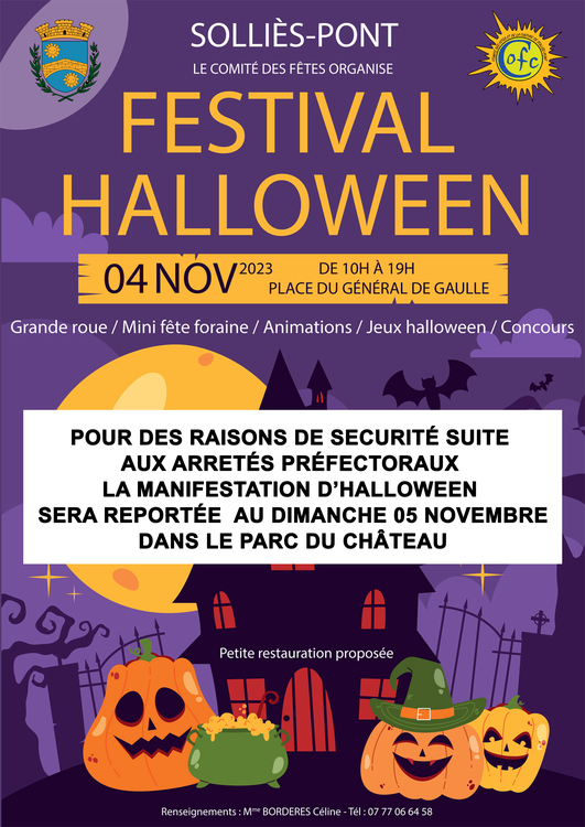 Festival Halloween Divers Parc du château