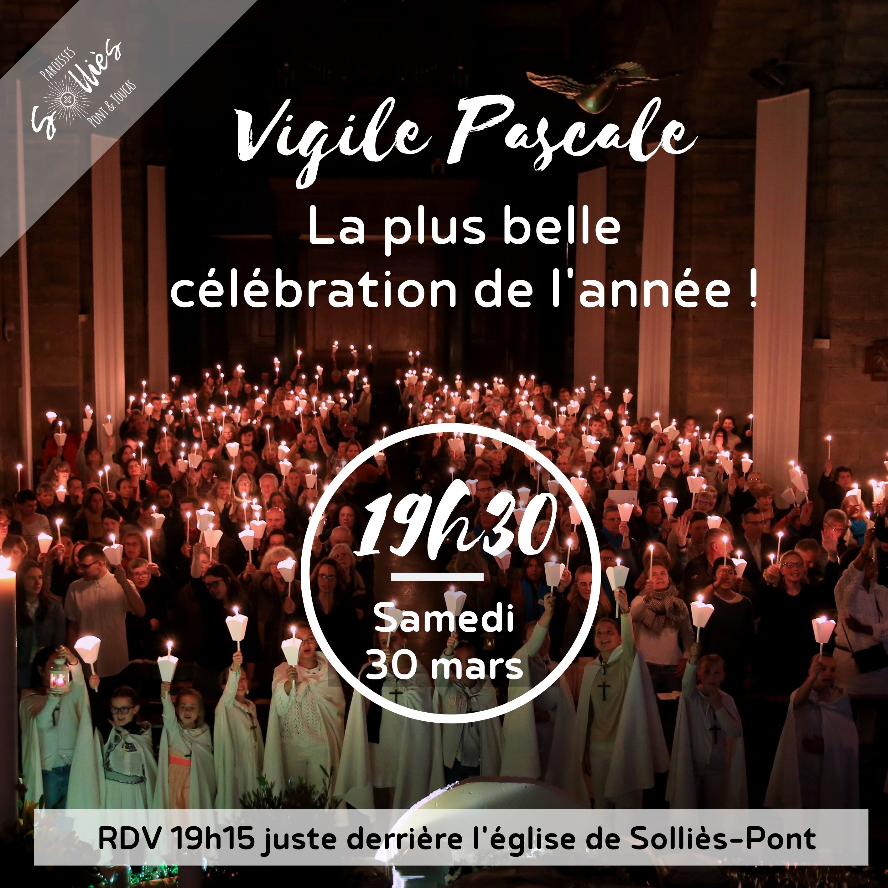 Vigile pascale Divers Derri�re l'Eglise Saint Jean-Baptiste