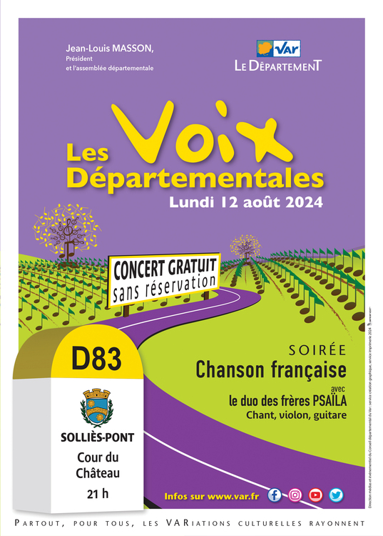 Les voix départementales Culture Cour du Château