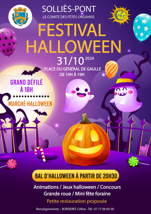 Festival Halloween Divers Place du général de Gaulle