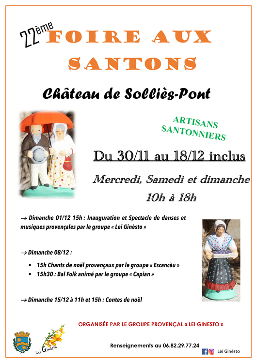 22ème foire aux santons Divers Au Château