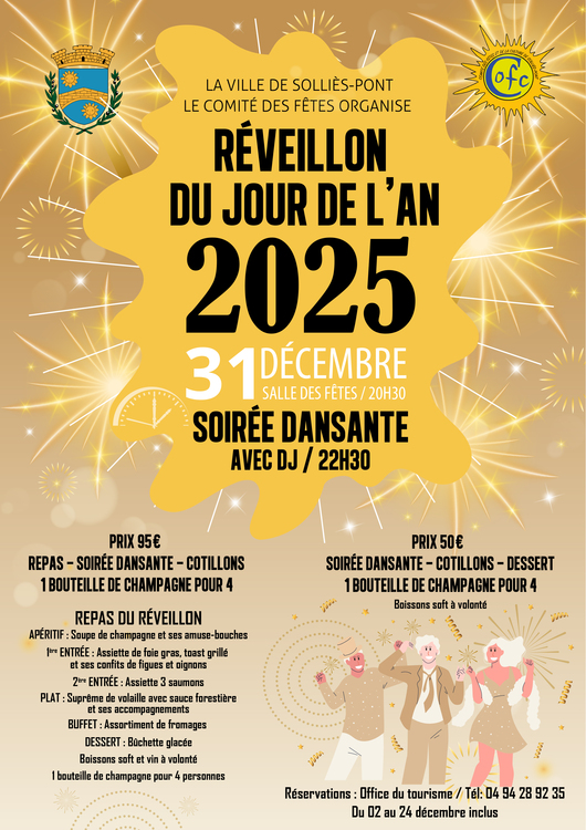 Réveillon du jour de l'an Divers Salle des fêtes