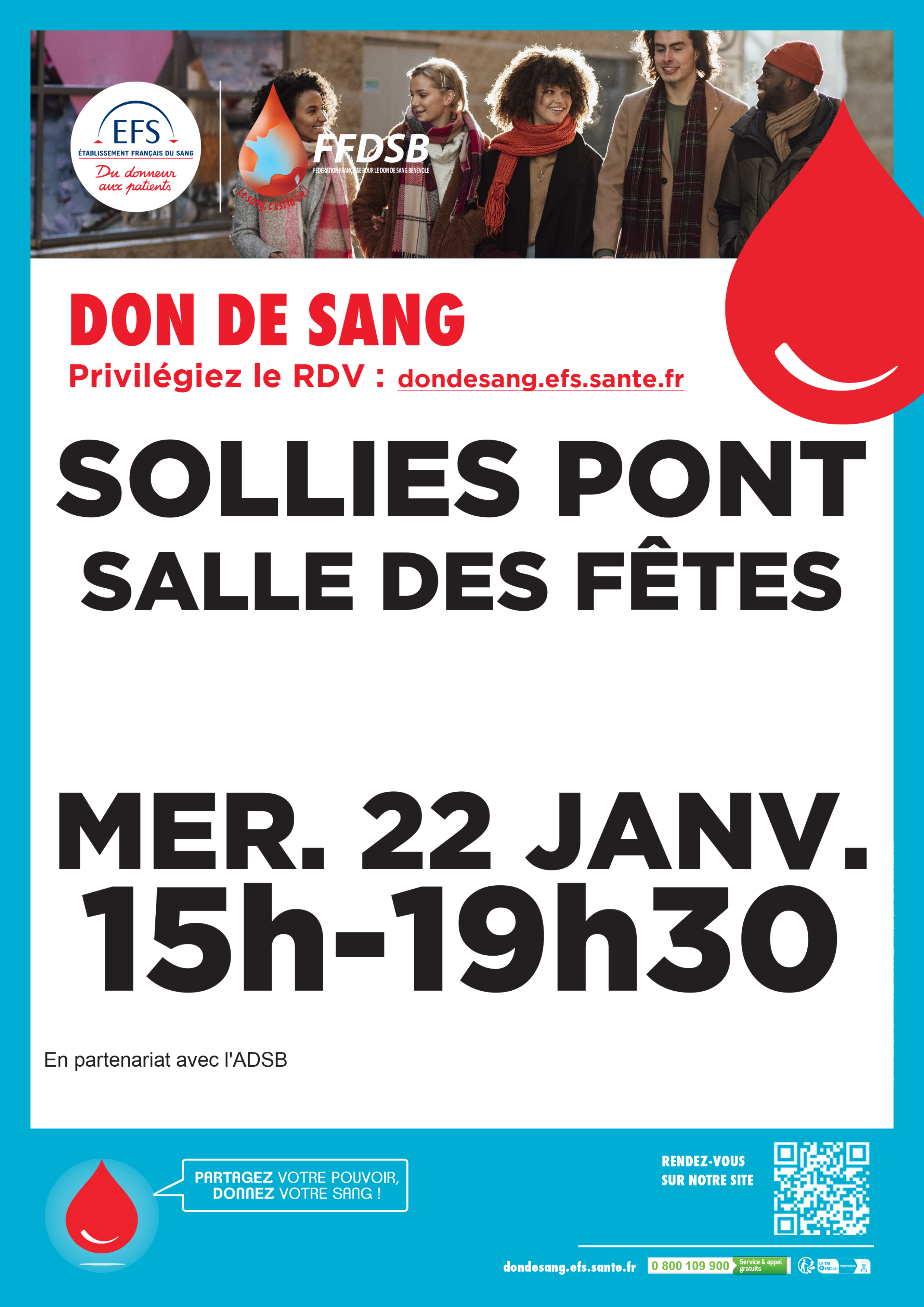 Collecte de sang Divers Salle des ftes