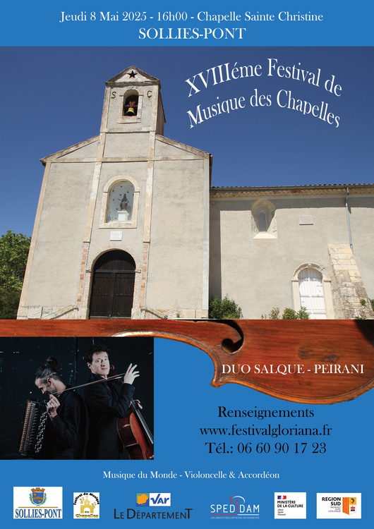 18ème Festival de musique des chapelles Culture Chapelle Sainte-Christine