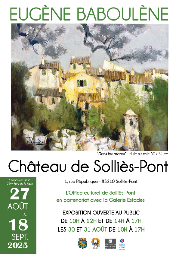 Exposition de peinture Exposition Chteau de Sollis-Pont